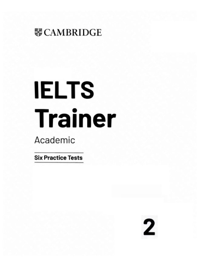 كتاب IELTS Trainer 2 Academic (6 اختبارات ممارسة) - Image 2