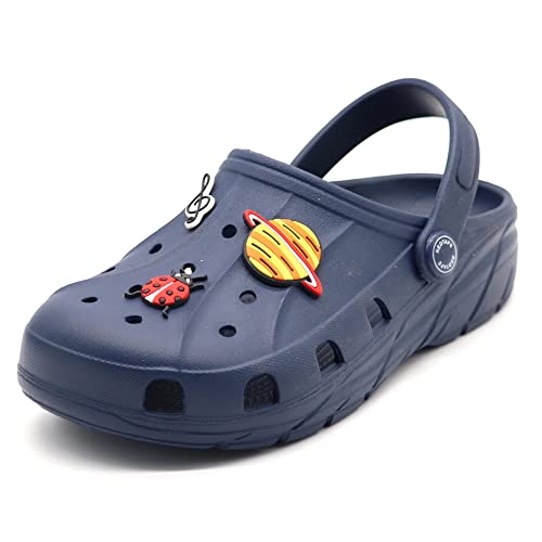 Red Tape Unisex-Child Navy Blue Clogs - 2 UK - Image 4
