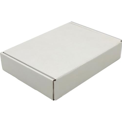 Lmuze Small White Shipping Boxes for Small Business Pack of 25-8x5.5x1.6 inches Cardboard Corrugated Mailer Boxes for Shipping Packaging Craft Gifts Giving Products - Image 5