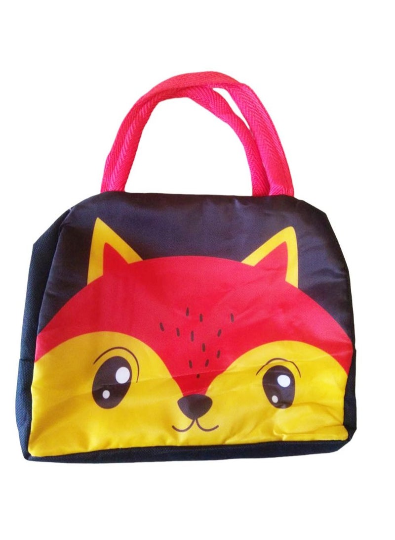 حقيبة غداء مطبوعة على شكل حيوانات كرتونية ثعلب مبرد معزول محمول الثعلب - Image 2