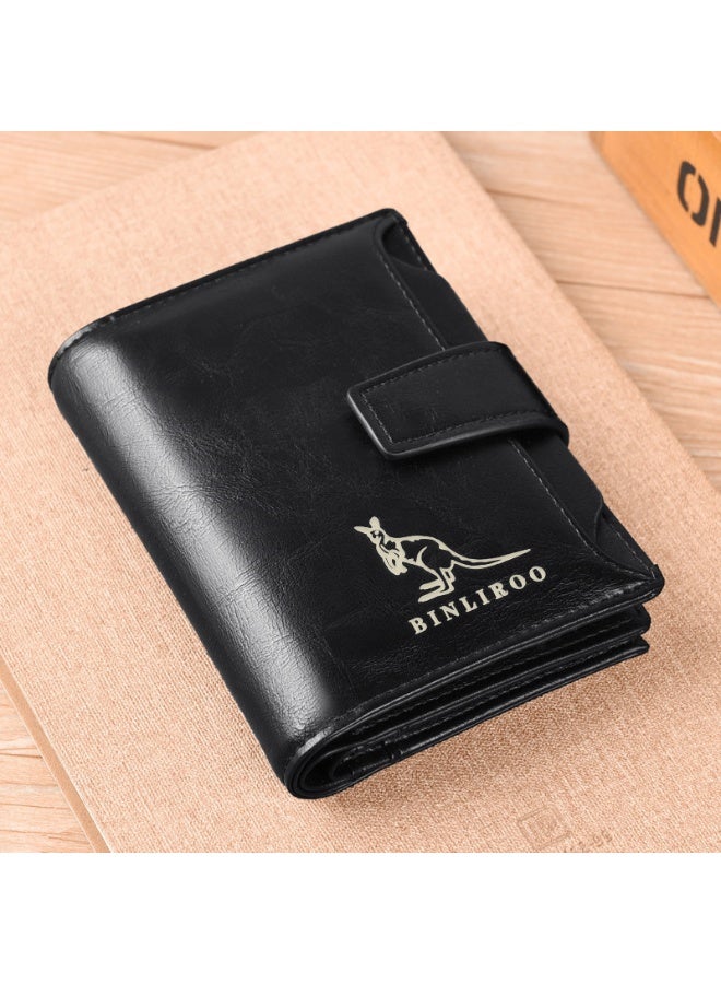 xozgdovg Binli Kangaroo 2003 Coin Purse Multi-Card Wallet 2001 Black 
