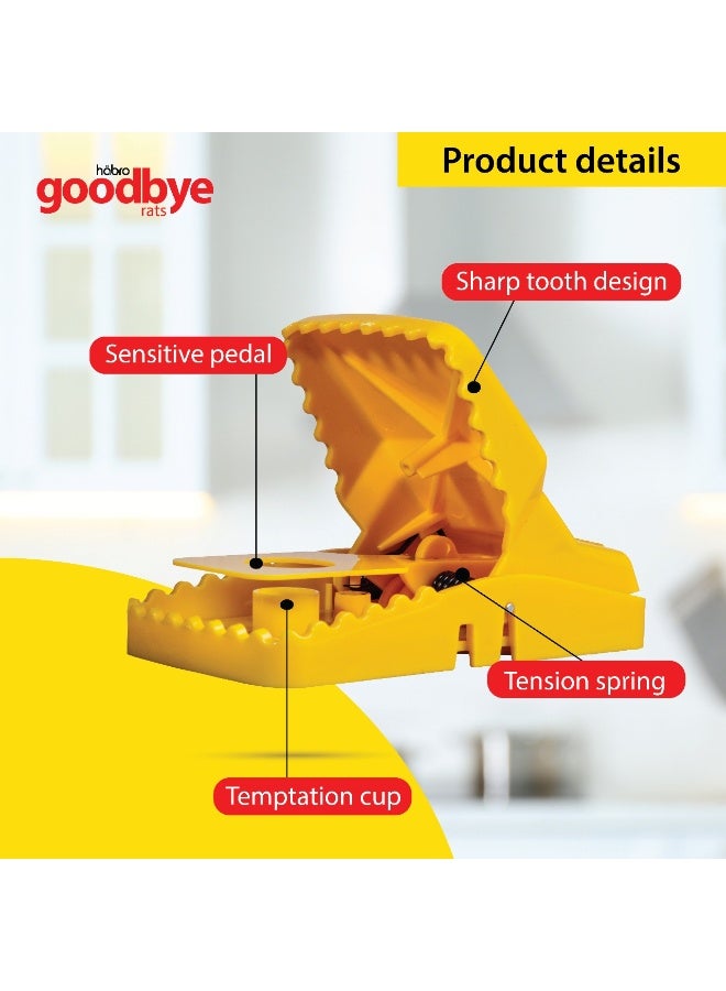 Goodbye Mouse Trap Big – 2 + 1 FREE | Heavy-Duty Reusable Rodent Trap - Image 5