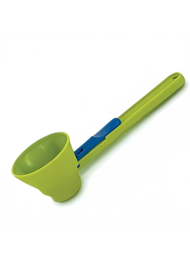 Adjustable Measuring Spoon, Sliding Scale for Accurate Measurements, Portion Control Scoop  - Image 1