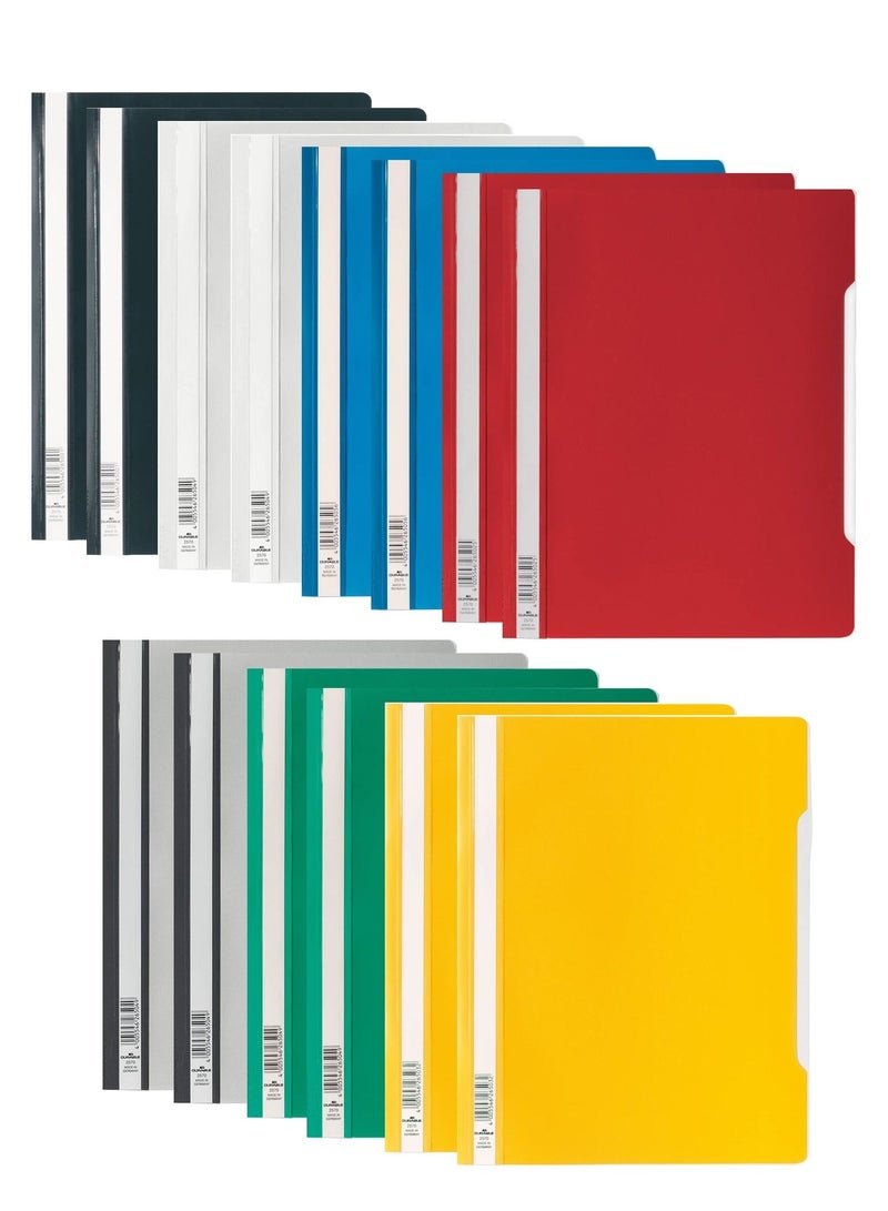 Durable مجلد شفاف متعدد الألوان مكون من 14 قطعة - Image 1