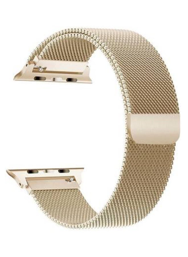 Beauenty Stainless Steel Band For Apple Watch 42 mm Gold - Image 2