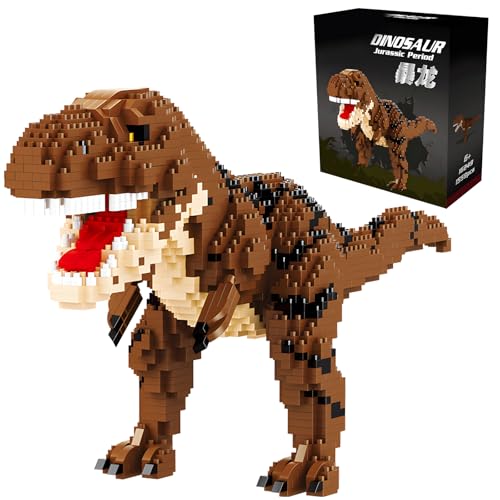 CSNRHG Dinosaur Tyrannosaurus Building Blocks Model Decor Micro Mini Blocks Toy Birthday for Age 6 Children Adults Teens 1559 Pieces - Image 1