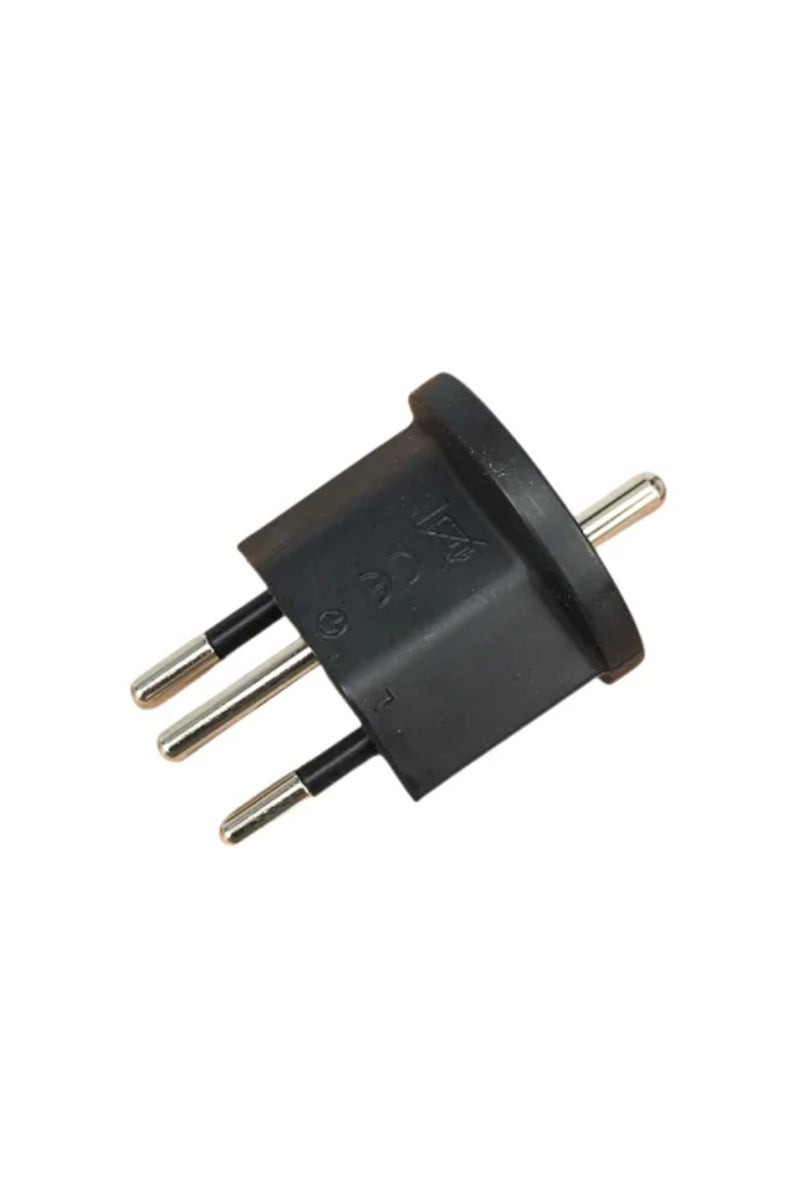 black 1PC European France TO Swiss plugs Travel Adapter 3 pin plug 10A 250V Power Plug EU to Switzer