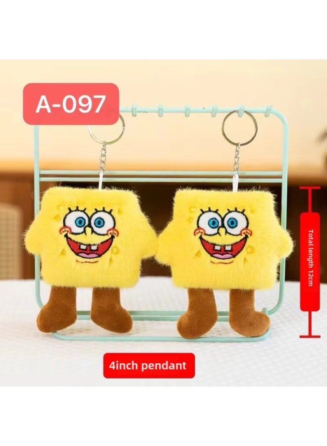 4 Inch Boutique Cute Keychain Grasp Doll Doll Doll Small Pendant Bag Plush Toy Gift-Color:114 Round Ball Rabbit-Height:4inch ( 8cm - 15cm )