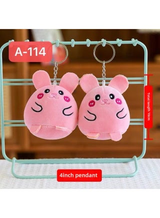 4 Inch Boutique Cute Keychain Grasp Doll Doll Doll Small Pendant Bag Plush Toy Gift-Color:114 Round Ball Rabbit-Height:4inch ( 8cm - 15cm ) - pzsku/Z7381E9E9FB055993BC2DZ/45/1743156025/eb55fdf1-ac2a-4f26-8590-592dbf642533