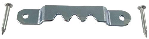 888 Corp Zinc Plated Steel Small zinc Plated Sawtooth Hanger 1-5/8'' x 1/4'' (100) #2800 - Image 5