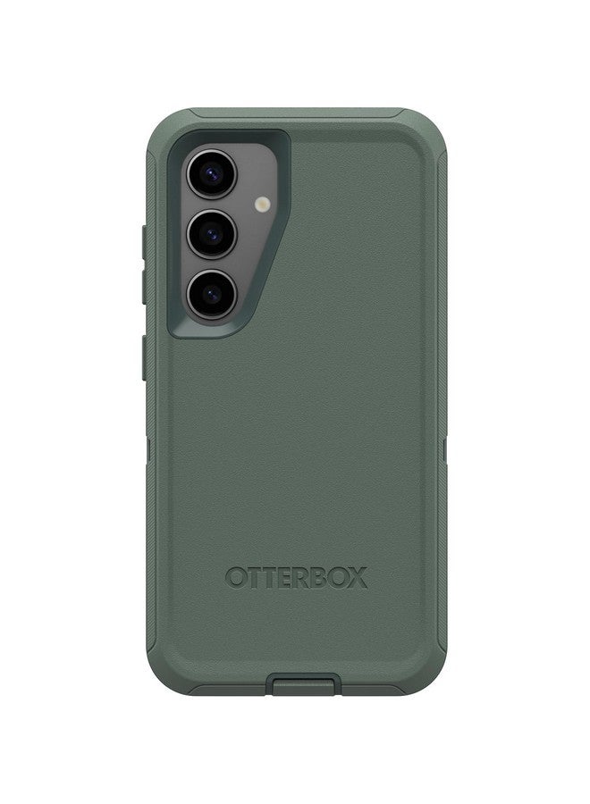 أوتربوكس جراب OtterBox لهاتف Samsung Galaxy S24 Defender Series - Forest Ranger (أخضر)، متين وقوي، مع حماية للمنافذ، يتضمن حاملًا بمشبك الحافظة  - Image 3