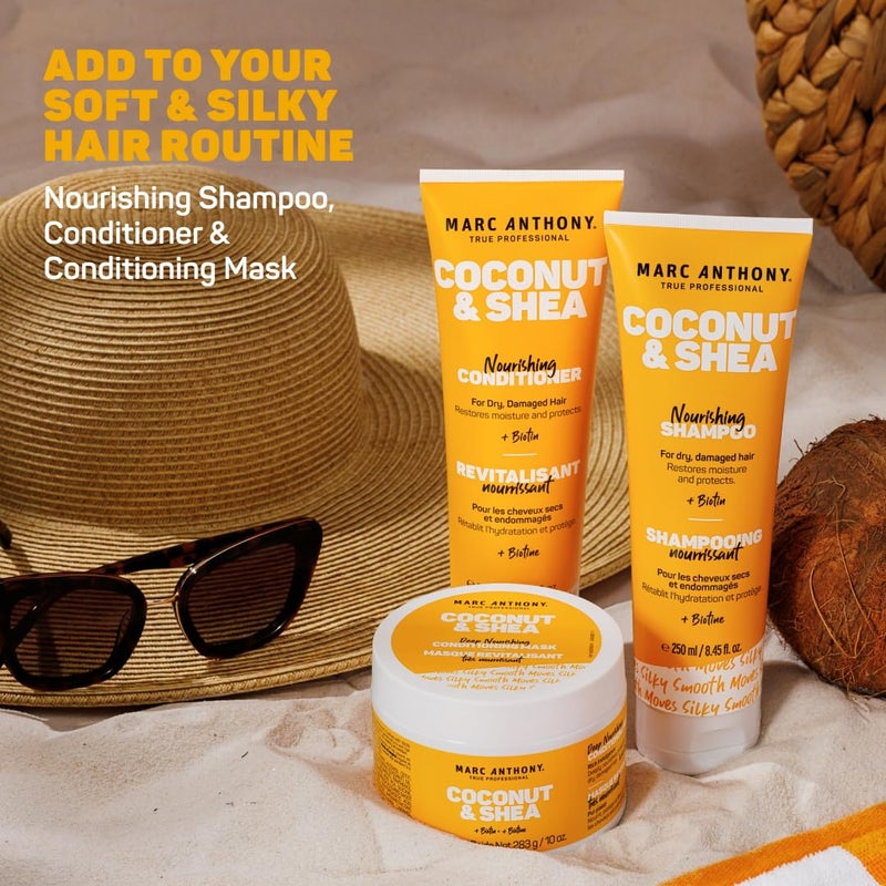 Marc Anthony Coconut & Shea Deep Nourishing Conditioning Mask, For dry damaged and frizzy hair, 295 mL - Image 4