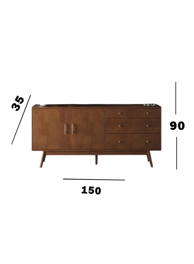 هوم جويز بوفية رويال آيرونفيل - لون بني جوزي - 150x35x90سم - أناقة كلاسيكية - Image 3