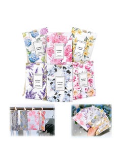 KASTWAVE 24 Long-Lasting Scented Sachets -Lavender, Freesia, Ocean, Jasmine, Rose, and Sakura Fragrance Bags for Drawers and Closets. Enjoy a Fresh and Inviting Atmosphere  - Image 1