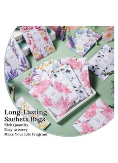 KASTWAVE 24 Long-Lasting Scented Sachets -Lavender, Freesia, Ocean, Jasmine, Rose, and Sakura Fragrance Bags for Drawers and Closets. Enjoy a Fresh and Inviting Atmosphere  - Image 5