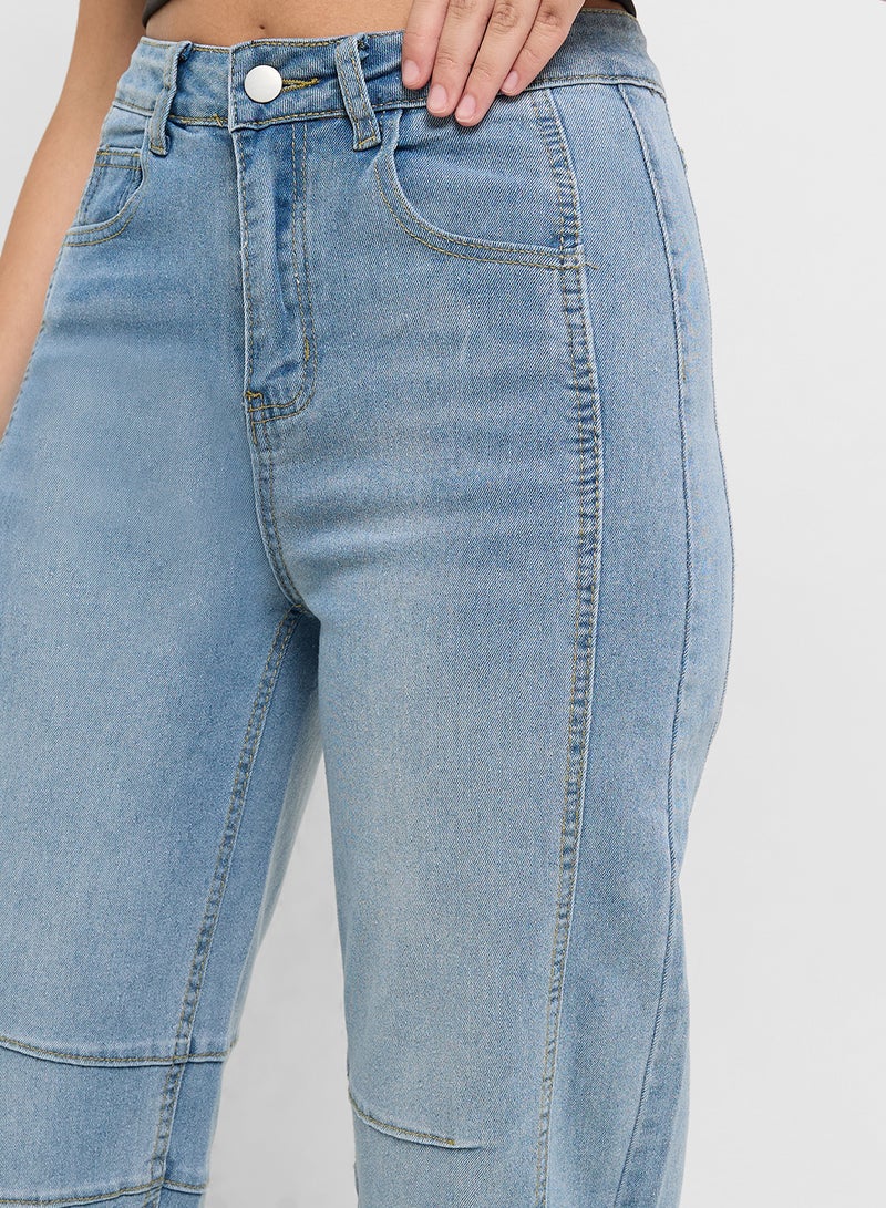 جينجر جينز بخصر متوسط بغسيل حمضي - Image 4