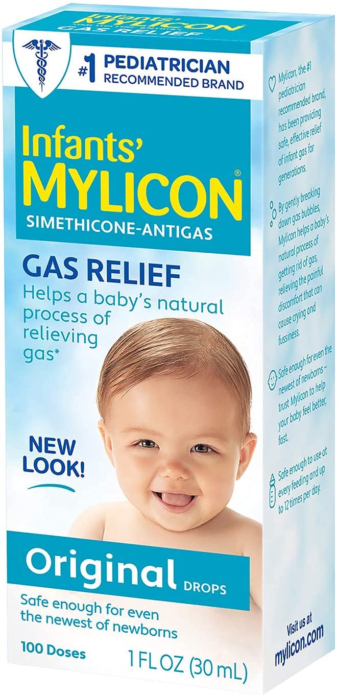 Mylicon Infant Gas Relief Drops Original Formula 1 oz (2 Pack)