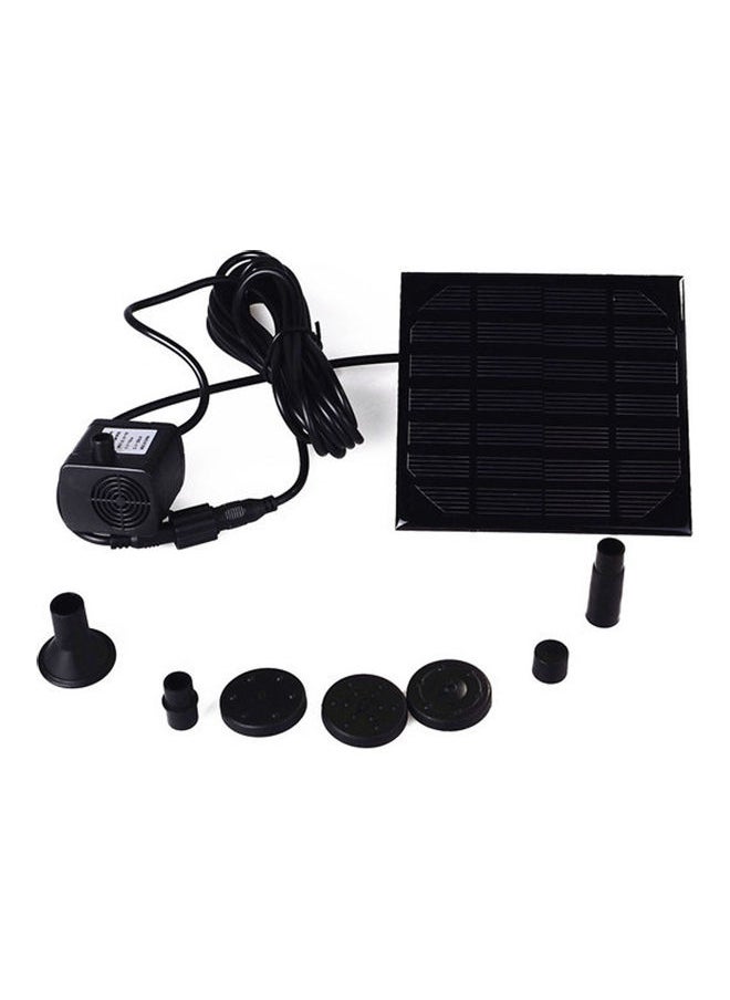 Loquat Solar Water Pump Pool Fountain Kit Black  - Image 4