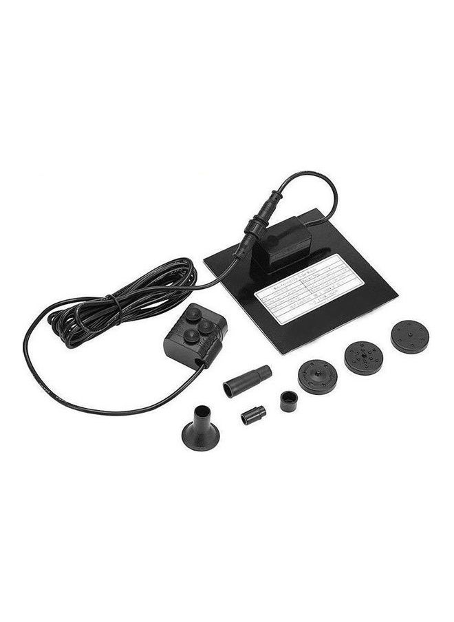 Loquat Solar Water Pump Pool Fountain Kit Black  - Image 5