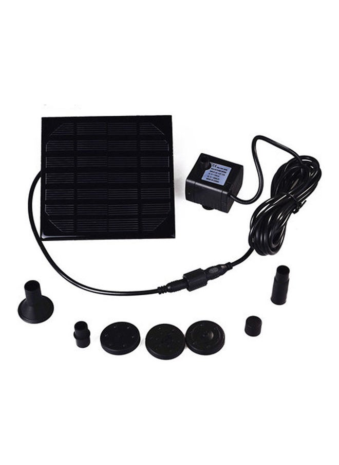 Loquat Solar Water Pump Pool Fountain Kit Black  - Image 1