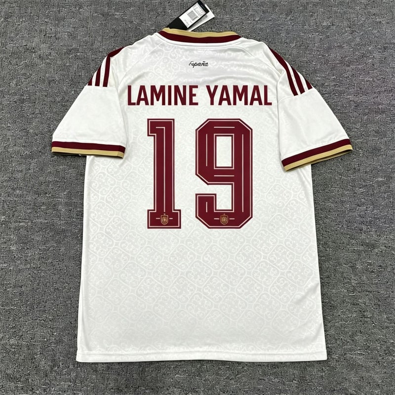 Spain 2026 World Cup Away Football Jersey - Yamal 19 Fan Shirt. - Image 1