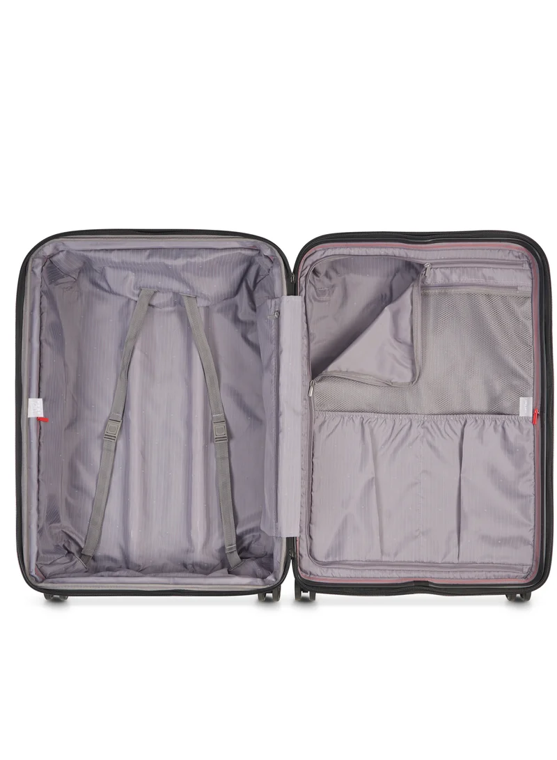 DELSEY Paris Promenade Hard 2.0 82cm Hardcase 4 Double Wheel Expandable Check In Luggage Trolley Blue