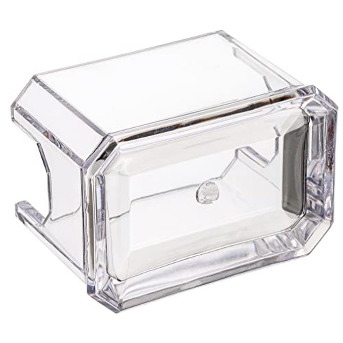 Dicunoy Set of 8 Sugar Packet Holder, Small Acrylic Clear Sugar Caddy for Coffee Bar, Classic Sugar Bag Sweetener Packets Storage Container for Tea Bag Organizer, Table, Restaurant, Hotel - Image 3