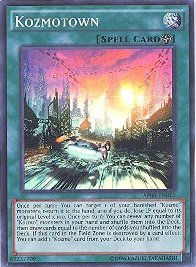 YU-GI-OH! - Kozmotown (AP08-EN011) - Astral Pack: Booster Eight - Unlimited Edition - Super Rare