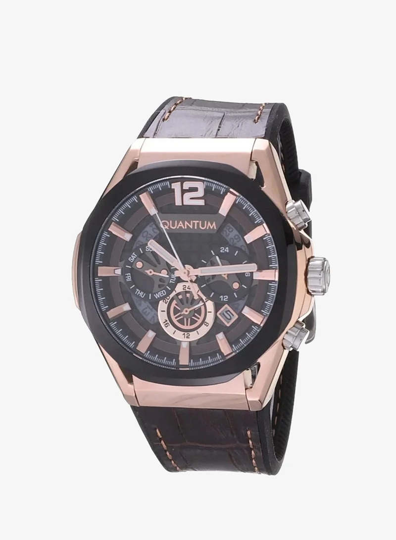 Quantum Men's Silicone Multi Function Watch PWG970.852 - 47 mm