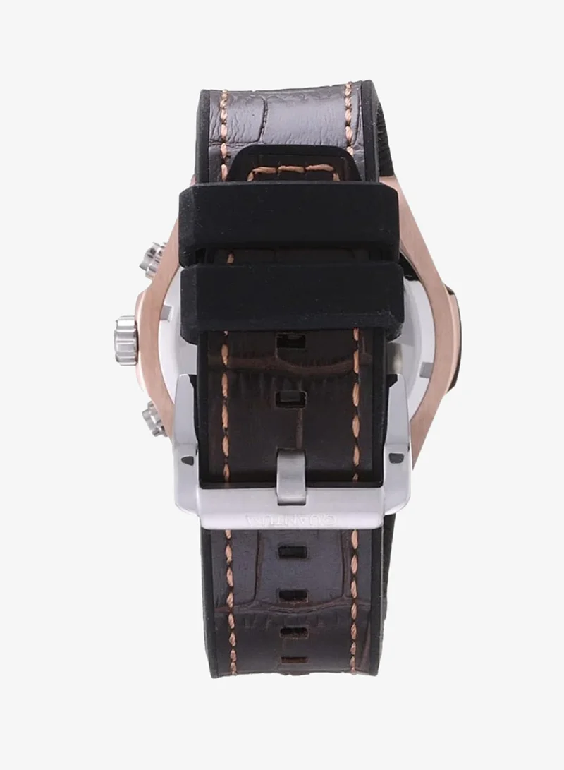 Quantum Men's Silicone Multi Function Watch PWG970.852 - 47 mm