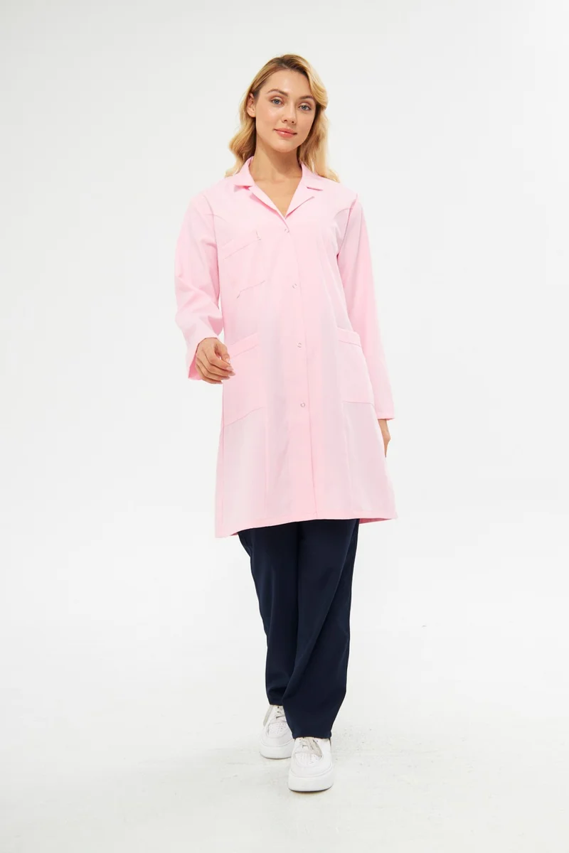 Mervem Alpaca Pink Apron Women