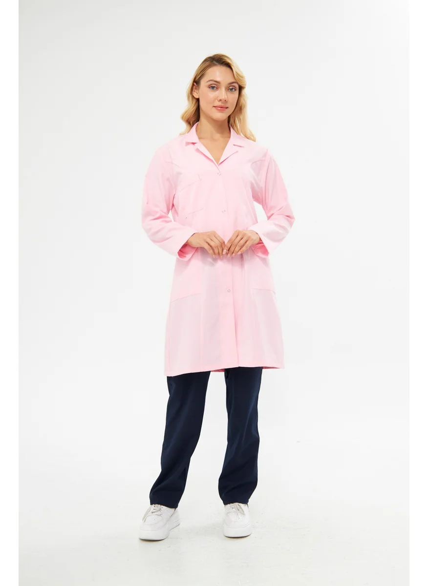 Mervem Alpaca Pink Apron Women