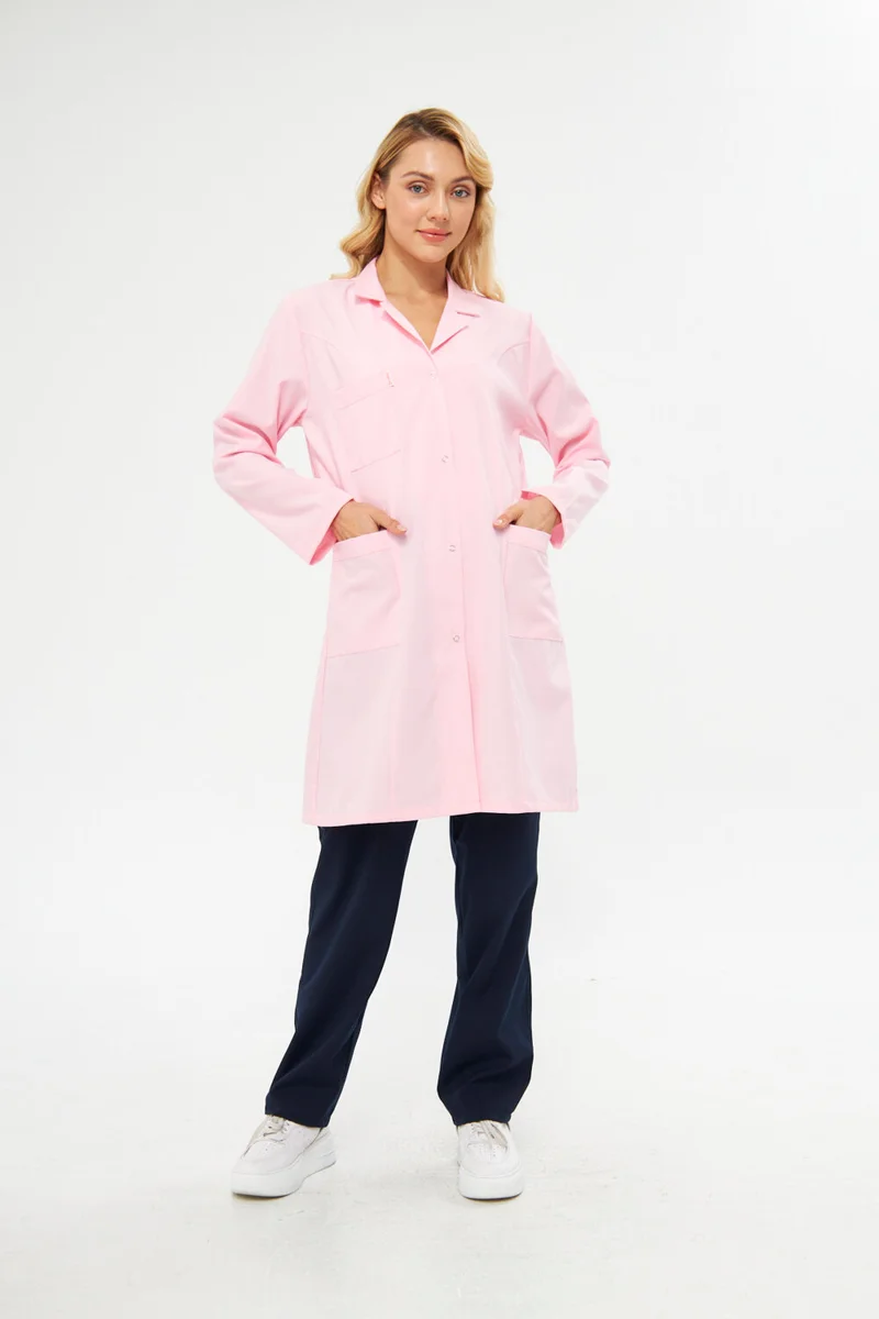 Mervem Alpaca Pink Apron Women