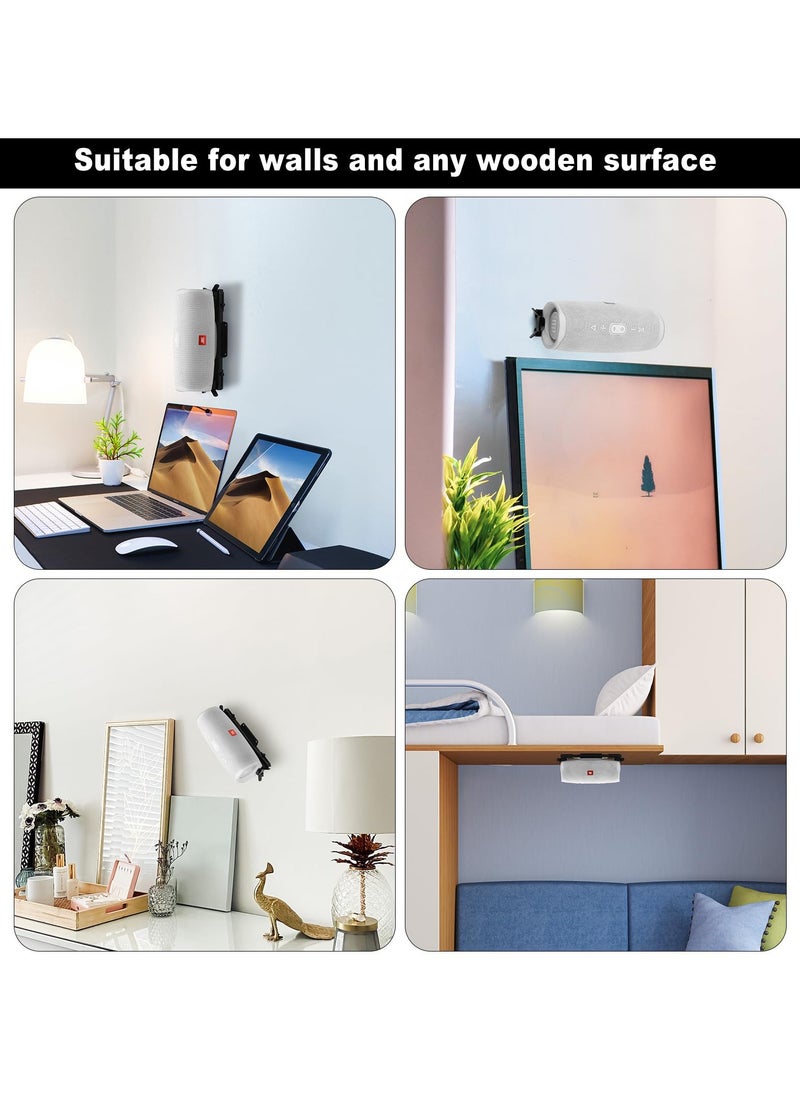 Generic Speaker Mount Wall Mount Ceiling Mount for JBL Charge 5/4/3/Flip 6/5/4 Speaker Wall Bracket Metal Mount Holder for Speaker From 5.25 To 7.38 Inches  - Image 4