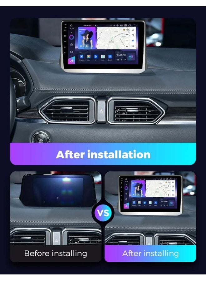Vierex Fit Mazda CX-5 Car Stereo CX5 Android Screen 2017-2023 With Apple Carplay Android Auto Wireless WiFi DSP FM&AM BT AHD Camera Included Fast Interface QLED (4+32GB 360D Cameras) - Image 4