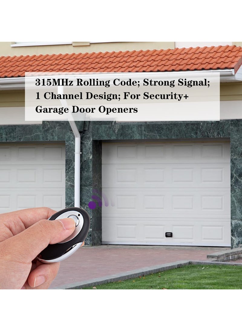 Generic Garage Door Remote Control Compatible with 315MHz Purple Learn Button LiftMaster 370LM 371LM 372LM 373LM Chamberlain 950D 953D 956D Sears Craftsman 139.53753 Remote Control Opener (1 pcs)  - Image 5
