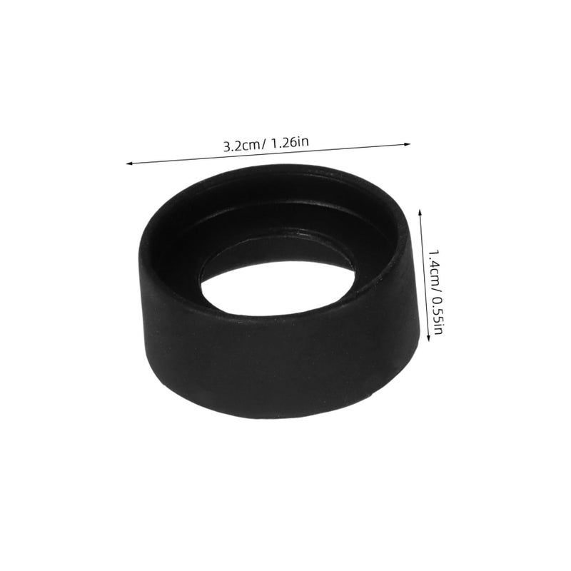 2 Pack Rubber Microscope Eyepiece Protective Covers Reusable for Telescopes and Labs - Image 3