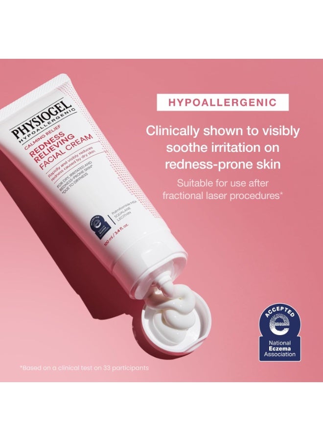 Physiogel Redness Reducing Cream â€“ Ceramide Moisturizer for Dry, Sensitive & Redness-Prone Skin, Repairs Skin Barrier, Dermatologist-Tested, Fragrance-Free, Korean Skincare, 3.4 fl oz - Image 2