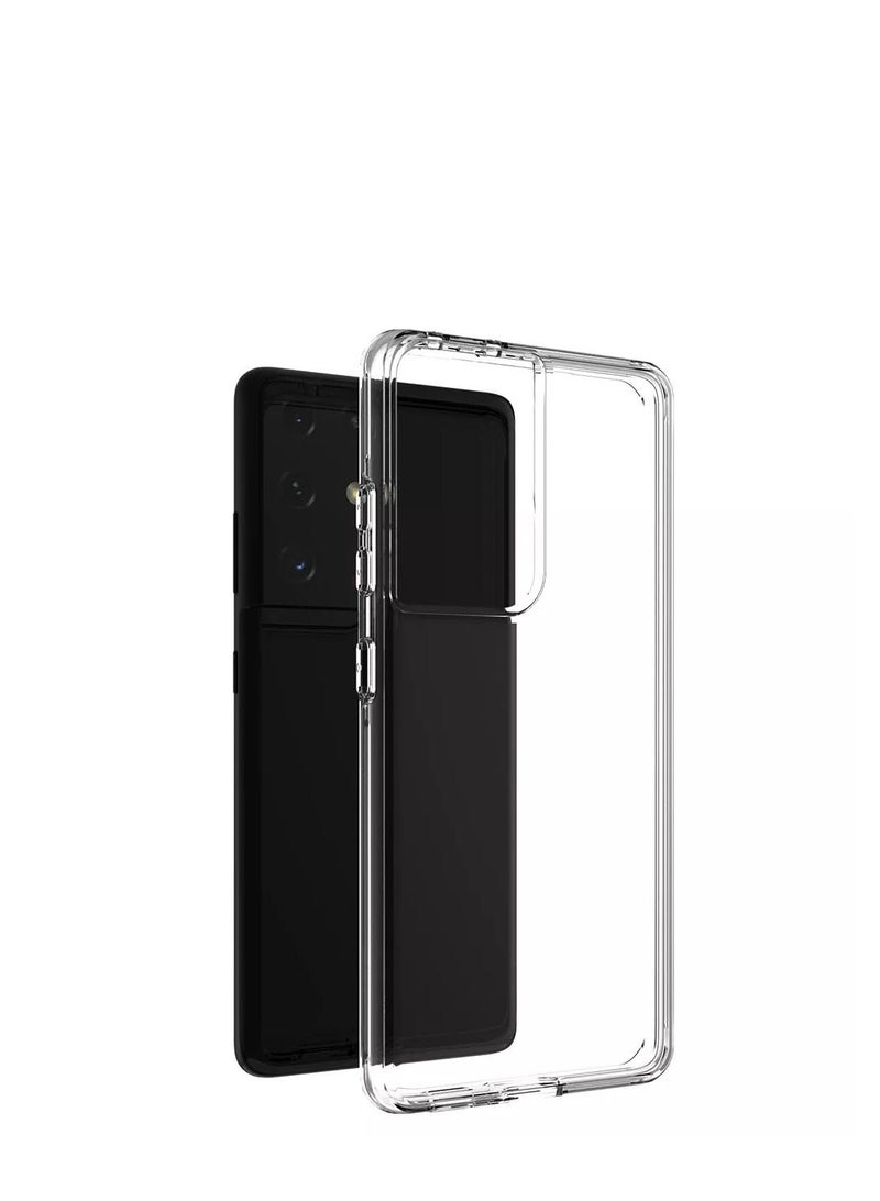 Samsung Galaxy S21 Ultra Bumper Clear Case Cover - Hard Clear Case - Premium Quality TPU - Anti Scratch - Shockproof - 6.8 Inches - Image 3