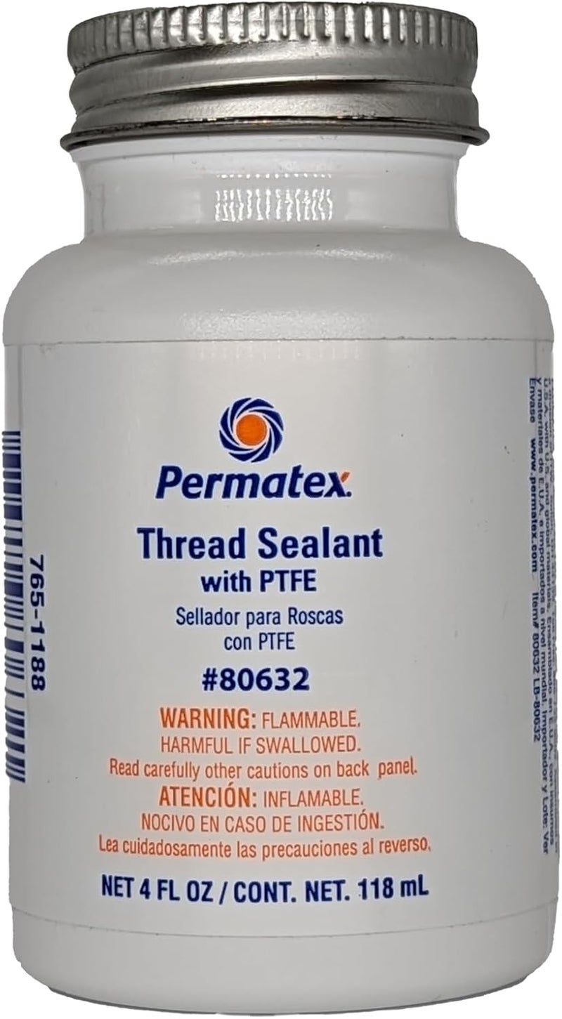 Permatex 80632 Thread Sealant with PTFE - 4oz - Image 1