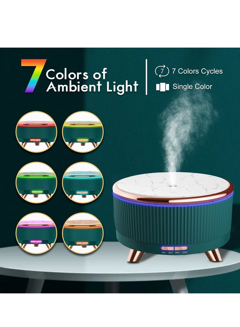 SYOSI Essential Oil Diffuser, 500ml Aromatherapy Ultrasonic Air Humidifier Remote Control for Bedroom, Mini Aroma Cool Mist Vaporizer Women Fresheners Defuzzer for Home - Image 4