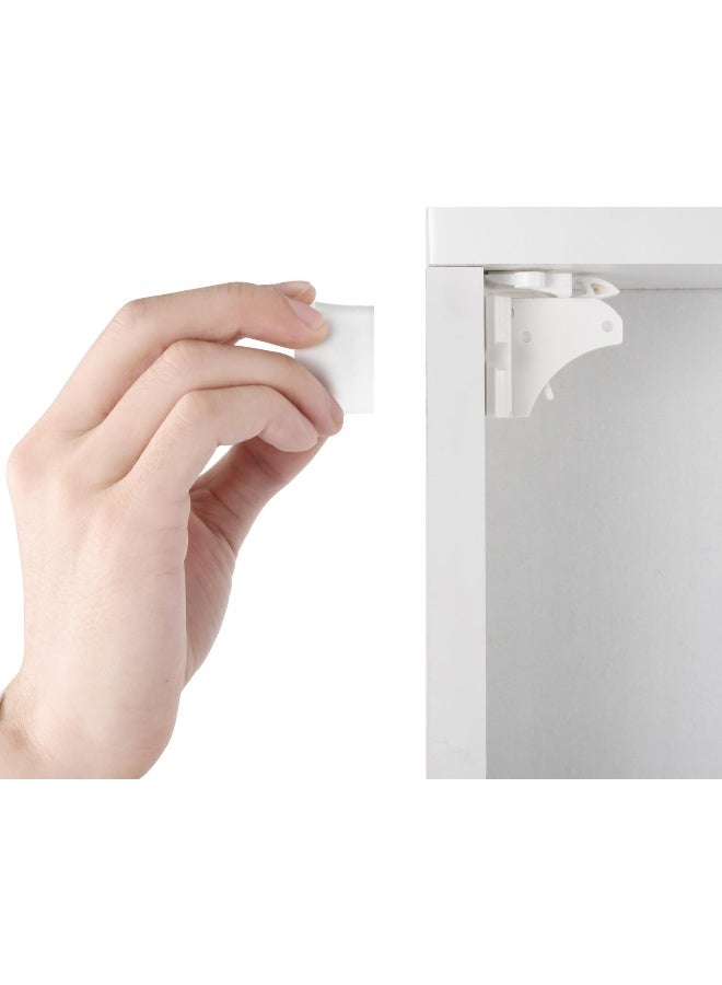 في ماسي 2 Pack Magnetic Cabinet Locks Keys - Extra Stronger Baby Proofing Magnet Drawer Replacement Keys (2) - Image 3