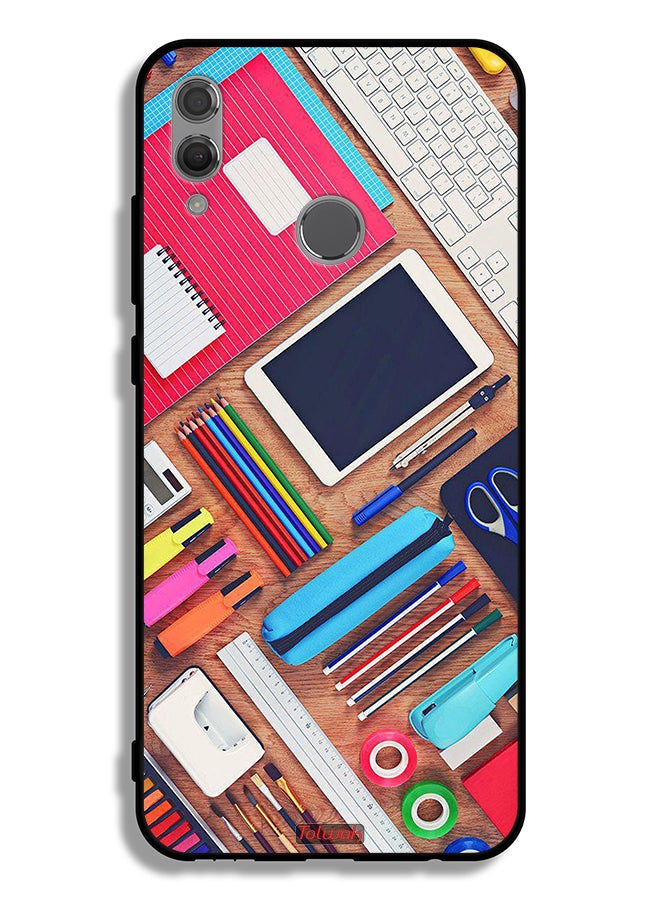 Tolwak Honor 10 Lite Protective Case Cover Girl Hobby Desk  - Image 2