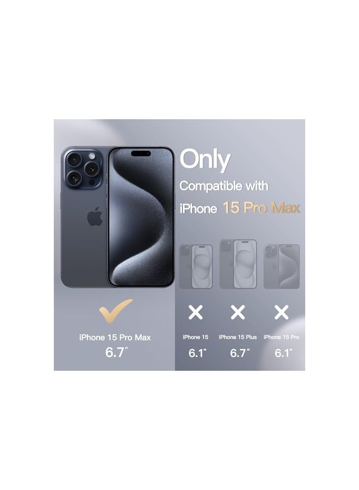 JETech Magnetic Silicone Case for iPhone 15 Plus 6.7-Inch, Compatible with MagSafe, Phone Cover with Camera Lens Full Protection (Black) - Image 3