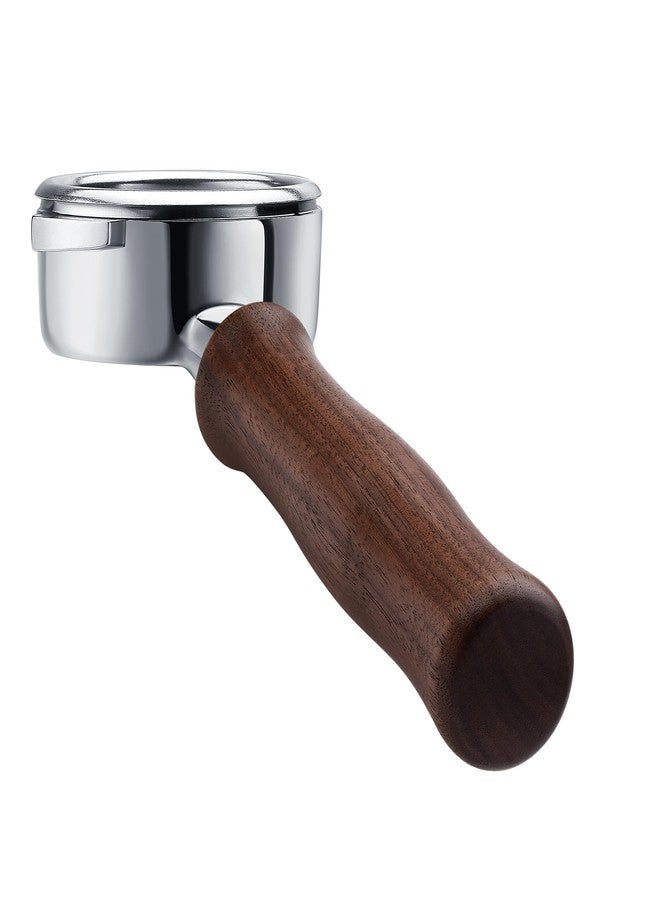 Normcore 58mm Bottomless Portafilter Fits Nuova Simonelli, Espresso Naked Portafilter with 18g Basket, Genuine American Walnut Handle - Image 2