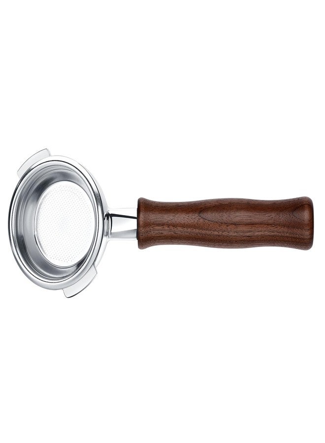 Normcore 58mm Bottomless Portafilter Fits Nuova Simonelli, Espresso Naked Portafilter with 18g Basket, Genuine American Walnut Handle - Image 4