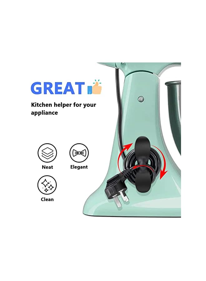 PROMASS Cord Organizer for Kitchen Appliances,9pcs Cord Wrapper Holder Cable Winder Stick On Mixer, Coffee Maker, Air Fryer, Pressure Cooker, Upgraded Design - Image 2
