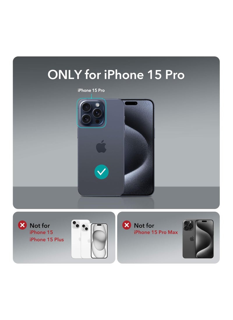 ESR - Clear Case for iPhone 15 Pro Case, Shockproof Thin Cover, Yellowing-Resistant Slim Transparent TPU Phone Case, Zero Series, Clear - Image 1