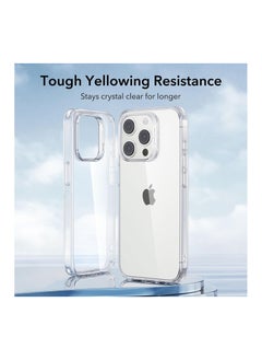 ESR Clear Case for iPhone 15 Pro Case, Shockproof Thin Cover, Yellowing-Resistant Slim Transparent TPU Phone Case, Zero Series, Clear  - Image 3