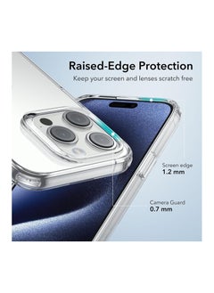 ESR Clear Case for iPhone 15 Pro Case, Shockproof Thin Cover, Yellowing-Resistant Slim Transparent TPU Phone Case, Zero Series, Clear  - Image 5